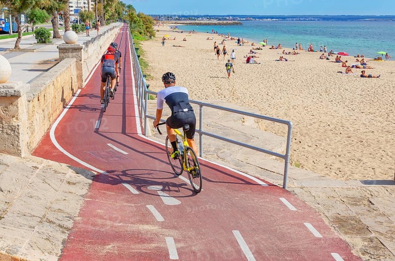 Palma beach, Palma de Mallorca, Mallorca, Balearic Islands, Spain