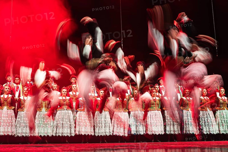 NOWA SOL, POLAND - 4 NOVEMBER, 2023: Concert Song and Dance Ensemble Slask (Zespol Piesni i Tanca Slask)