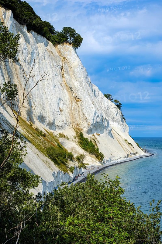Möns Klint, the chalk cliffs of Mön, Mön Island, Denmark, Scandinavia