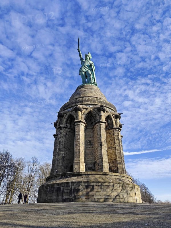 Hermannsdenkmal, Hiddesen, Detmold, Teutoburg Forest, North Rhine-Westphalia, Germany