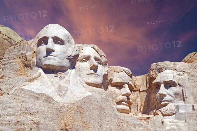Mount Rushmore in South Dakota, monument to four US presidents, USA, Black Hills, 1941, National Memorial, Black Hills, Mount Rushmore, South Dakota, USA