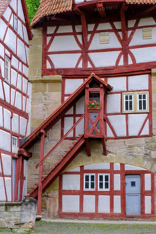 Rödelseer Tor, Iphofen, Steigerwald nature park Park, Lower Franconia, Franconia, Germany
