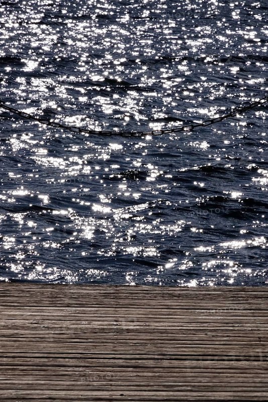 Jetty on Lake Werbellinsee, Brandenburg, Germany