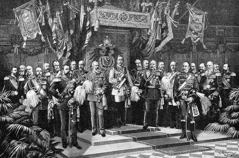 The reigning princes of Germany, 1889