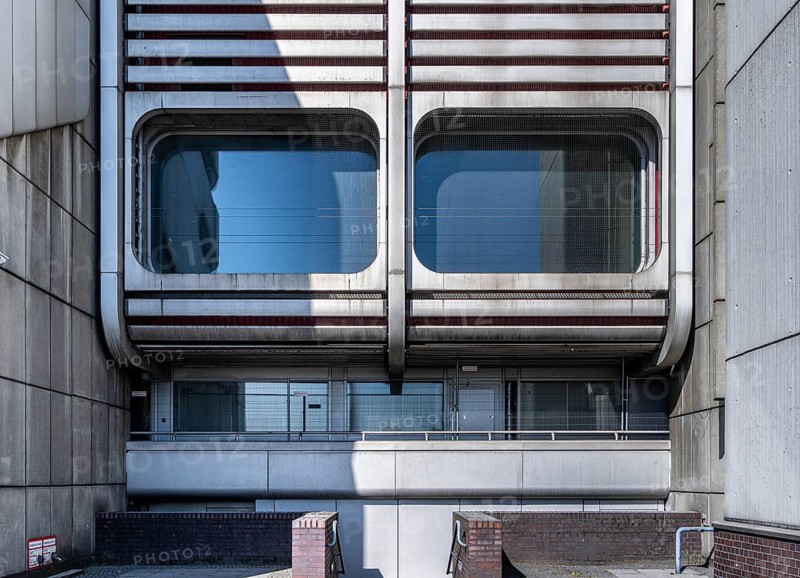 Detail photo ICC, vacant International Congress Centre in Berlin Charlottenburg, Germany