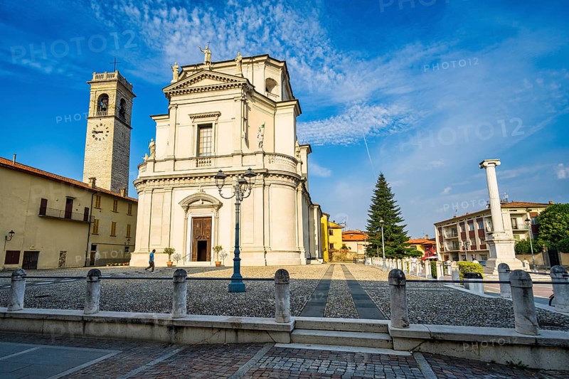 Church in Telgate, Lombardy, Italy