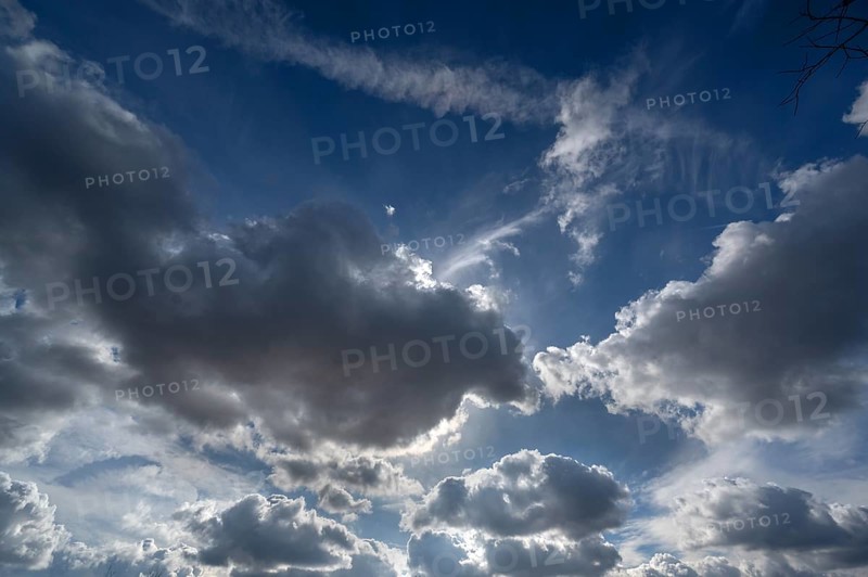 Rain cloud (Nimbostratus), Bavaria, Germany