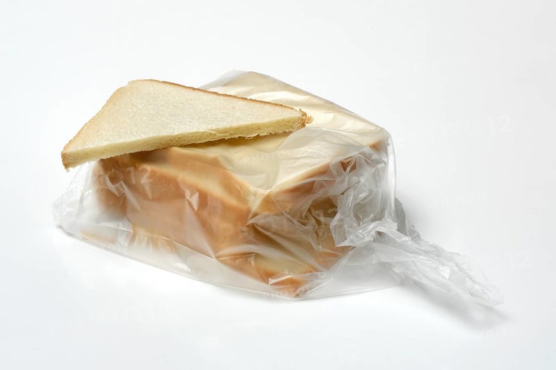 Toast in plastic bag, toast