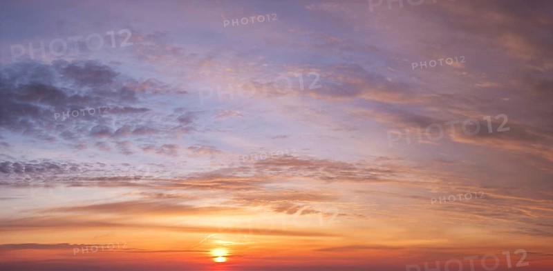 Beautiful dramatic scenic sunset sky background