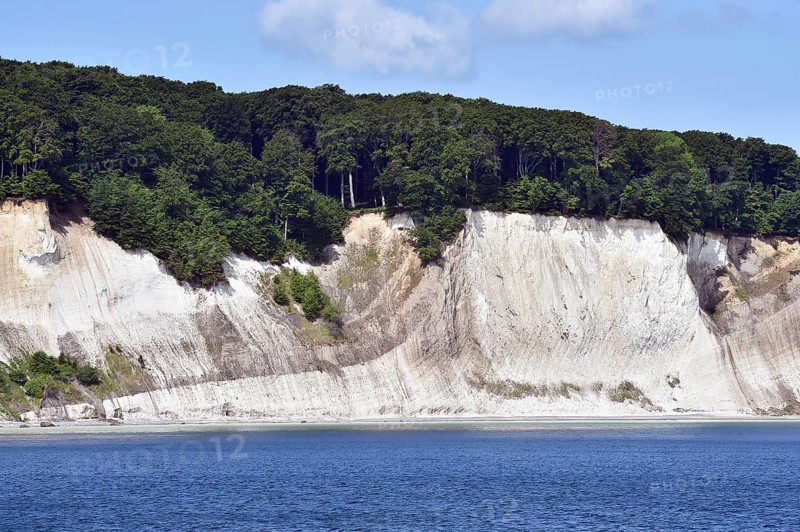 Chalk coast at Jasmund National Park on Rügen, Mecklenburg-Western Pomerania, Germany