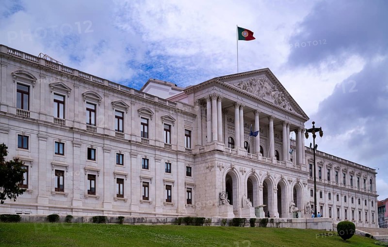 Parliament building Palácio de São Bento, Assembleia da República, Assembly of the Republic, Lisbon, Portugal