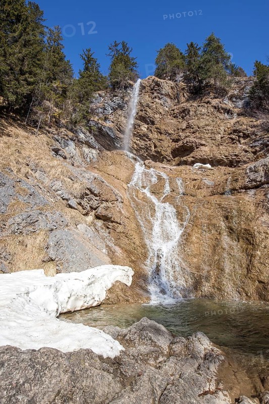 Zipfelsbach waterfalls, near Hinterstein, Bad Hindelang, Oberallgäu, Allgäu, Bavaria, Germany