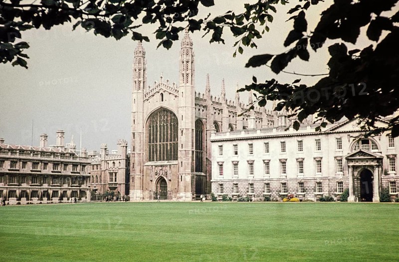 Chapel, King's College, The Backs, University of Cambridge, Cambridge, England, UK October 1960
