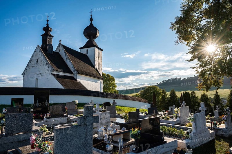 Church of the Holy Spirit and cmentery in Zehre, Slovakia