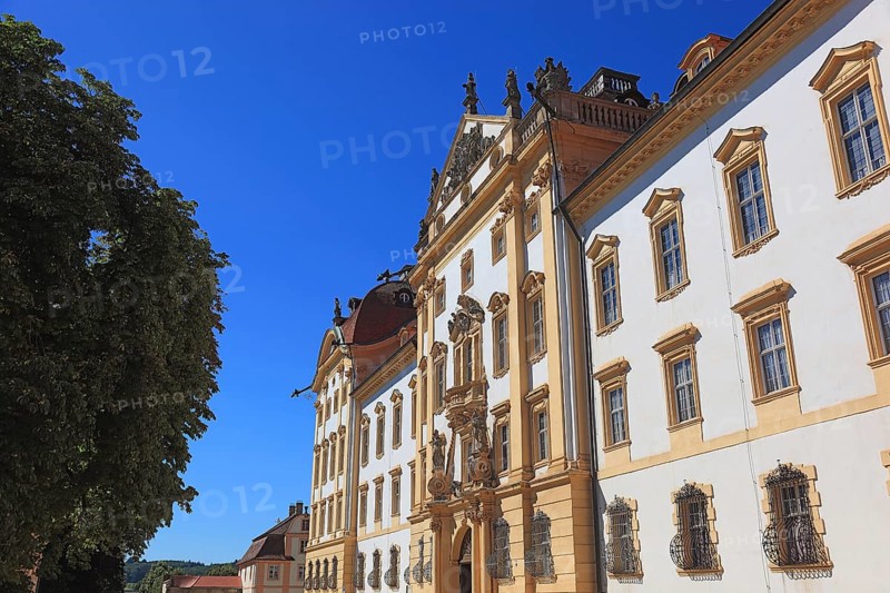 Germany, Middle Franconia, City of Ellingen, Main facade of the Ellingen Residence