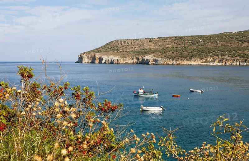 Coast of Mani on the Messinian Gulf, Laconia, Peloponnese, Greece