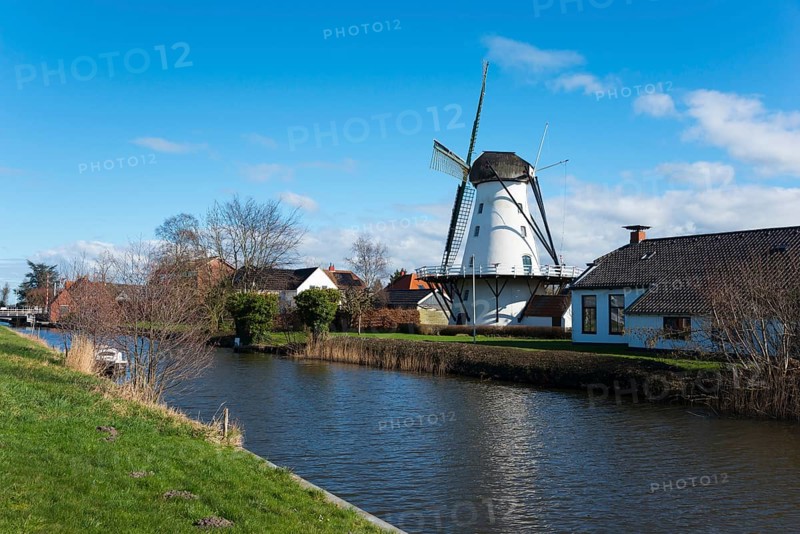 Mill, Windmill, De Widde Meuln, Ten Boer, Groningen, Netherlands