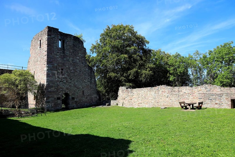 Steckelberg Castle, also known as Steckelburg or Steckelsburg, is the ruins of a hilltop castle in the hamlet of Ramholz in the Vollmerz district of Schlüchtern, Main-Kinzig-Kreis, Hesse, Germany