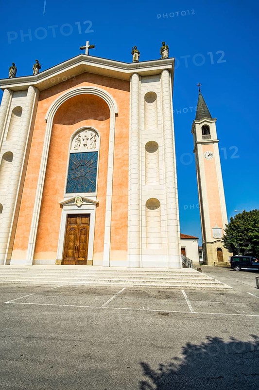 Church in Pozzoleone, Veneto, Italy