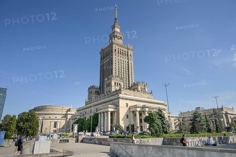 Palace of Culture, Palac Kultury i Nauki, Warsaw, Mazowieckie Voivodeship, Poland
