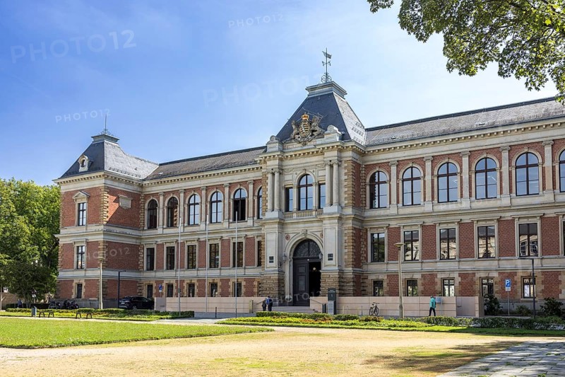 Zwickau District and Regional Court at Platz der deutschen Einheit, Zwickau, Saxony, Germany