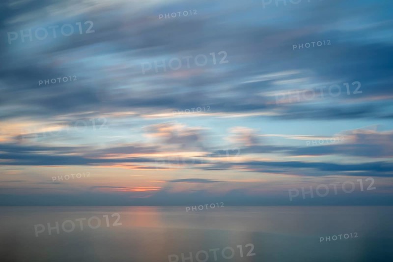 Sunset over the sea, Fisch-Darß-Zingst peninsula, Mecklenburg-Vorpommern, Germany, Mecklenburg-Vorpommern, Germany