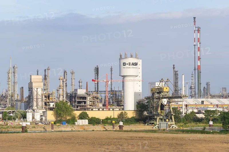 BASF, Lugwigshafen am Rhein, industrial area, Felder, Mannheim, Baden-Württemberg, Germany