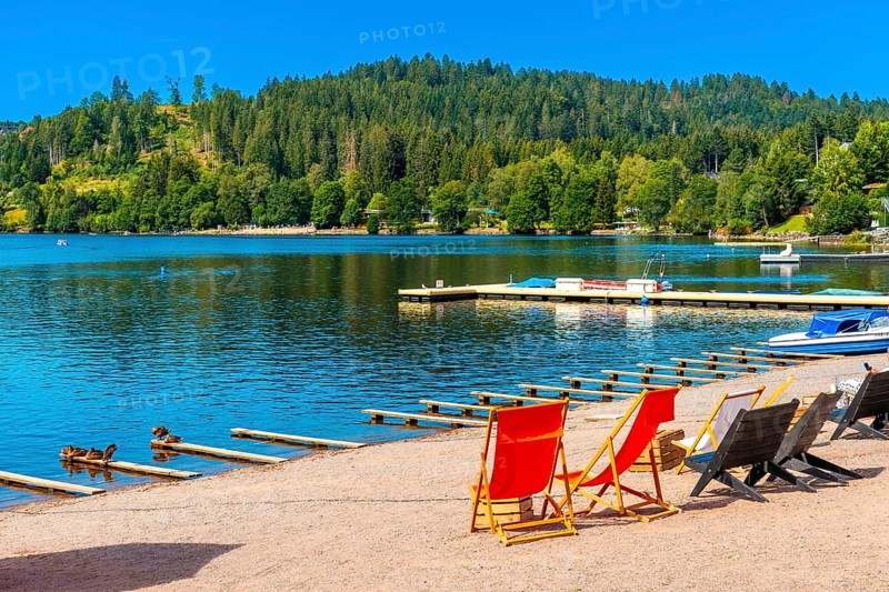 Summer at Lake Titisee in the Black Forest, Germany