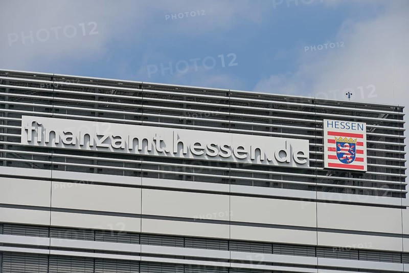 Tax office, Abraham-Lincoln-Park, Wiesbaden, Hesse, Germany