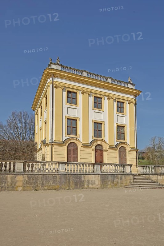 Marble bath, baroque building, Orangery, Karlsaue, Kassel, Hesse, Germany