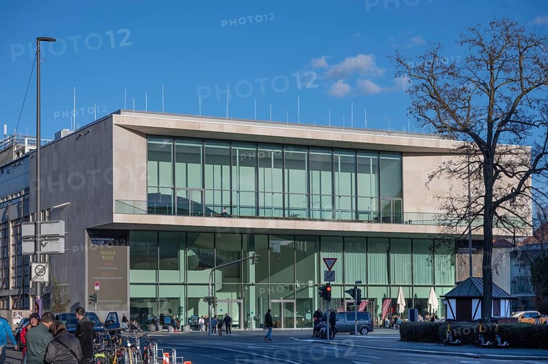 Mainfranken Theatre, Theaterstraße 21, Würzburg, Lower Franconia, Bavaria, Germany