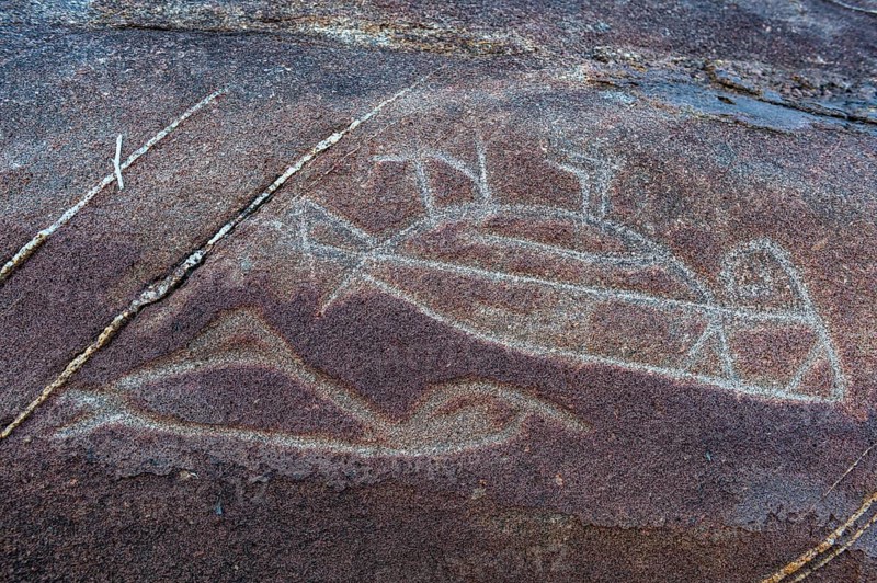Petrogyphs, Cerros de Mavecure, Eastern Colombia