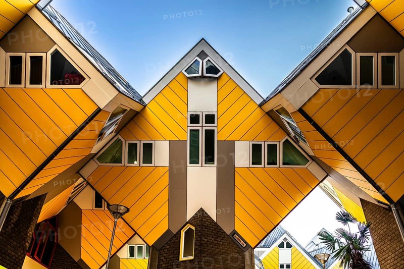 Cube houses from 1984, architect Piet Blom, Rotterdam, the Netherlands
