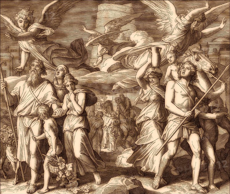 Tower of Babel, Old Testament, by Julius Schnorr von Carolsfeld, 1860