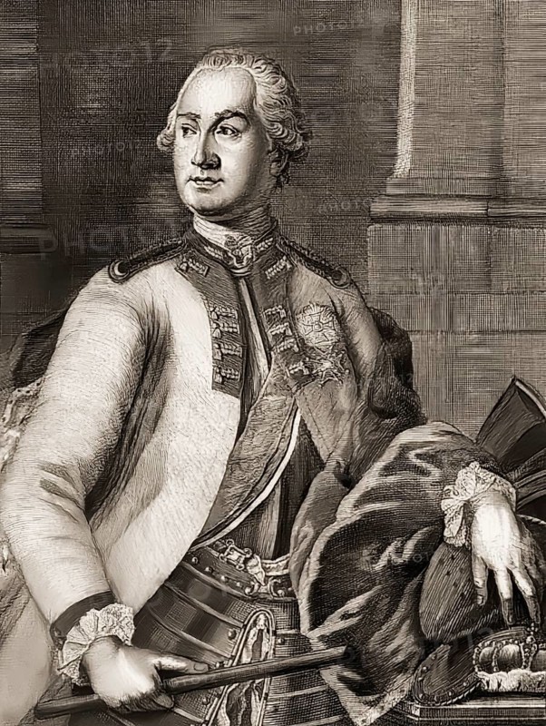 Maximilian I Joseph or Max Joseph, 1756 - 1825, King of Bavaria, Count Palatine of the Rhine, Duke of Juelich and Berg and Elector of the Holy Roman Empire, digitally edited