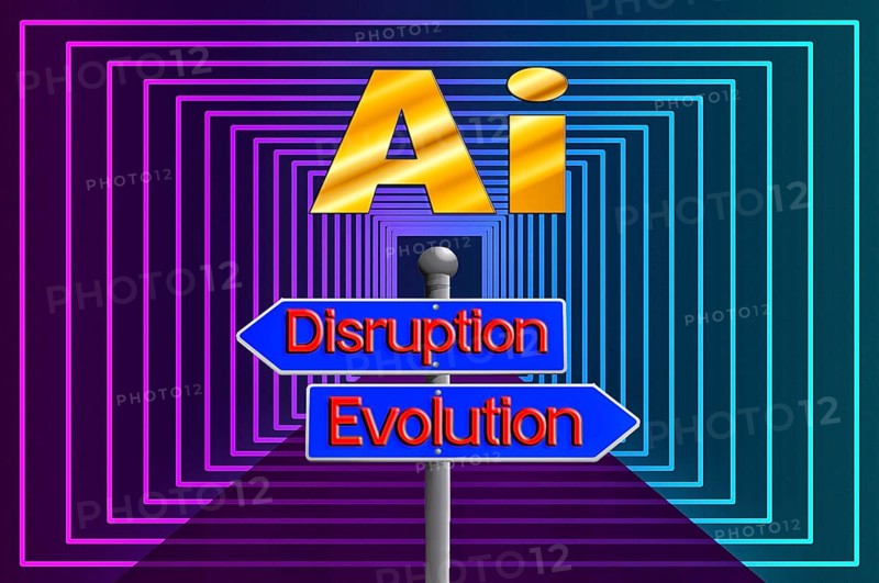 Symbolic photo, AI and AI idealized as perfection of the future, ChatGBT, AI, OpenAI, chatbot, artificial intelligence, IT system, computer science, AI learning, IT technology, computer system, software, Microsoft, Google, Meta, Amazon, Nvidia, Deepseek, surveillance, camera in the eye, silicon brain, thinking machine, creativity, new wonder of the world, Einstein replacement, questionable intelligence, AI research, voice robot, algorithm, web threat