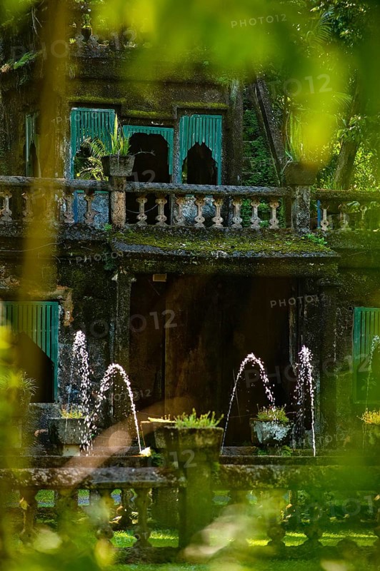 Dilapidated park with fountain Tropical, tropics, travel, holiday, Paronella Park, Innisfail, Queensland, Australia