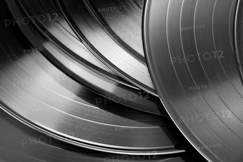 Old vinyl records