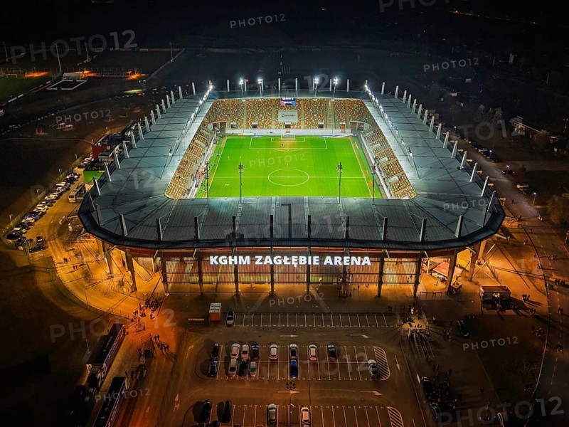 02.03.2026 Lubin, 23. kolejka PKO Ekstraklasy mecz KGHM Zaglebie Lubin - Wisla Plock n/z stadion KGHM Zaglebie Arena fot. P.Dziurman/REPORTER
