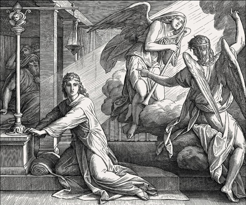 God Calls Samuel, Old Testament, by Julius Schnorr von Carolsfeld