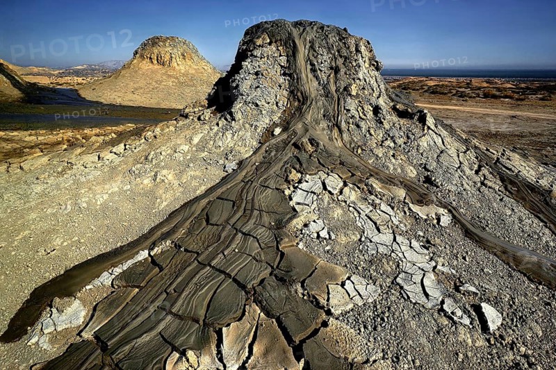 Azerbaijan, volcanoes, mud volcanoes, Qobustan district, Azerbaijan