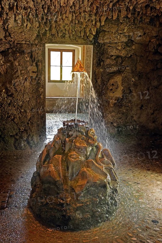 Hellbrunn Palace, pleasure palace, trick fountains, Salzburg, Austria, grotto