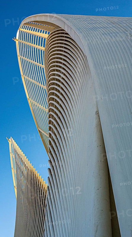 Zayed National Museum in Abu Dhabi, memorial to the late Zayed bin Sultan Al Nahyan, the museum is the heart of the cultural district on Saadiyat Island, architecture on the roof of the museum, Abu Dhabi, United Arab Emirates