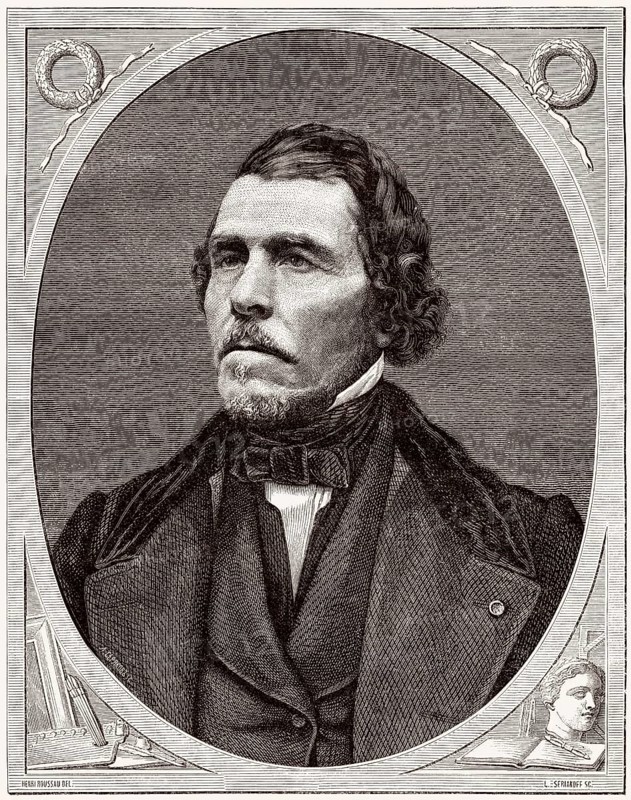 Ferdinand Victor Eugène Delacroix, 1798-1863, französischer Maler und Wandmaler