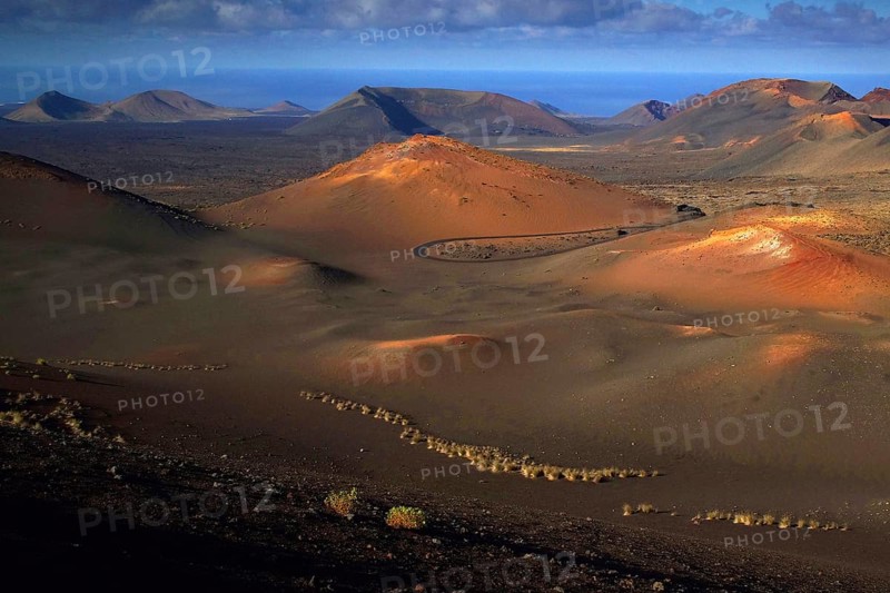 Canary Islands, Lanzarote, Timanfaya National Park, dune landscape, Spain, Europe, Lanzarote, Canary Islands, Spain