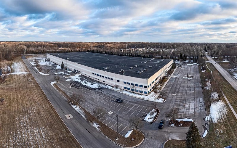 Romulus, Michigan USA - 23 February 2026 - The Department of Homeland Security has purchased this 261, 450-square-foot warehouse for an ICE detention center. Hundreds rallied at Romulus City Hall to oppose the facility, and the City Council unanimously passed a resolution opposing it