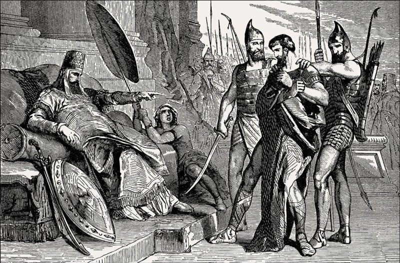 Zedekiah, the last king of Judah before Nebuchadnezzar II, king of Babylon, 597 BC