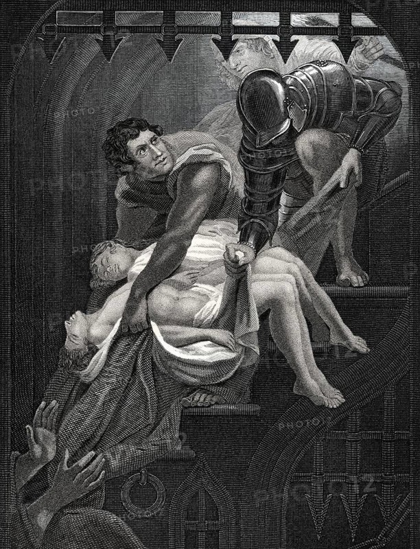 Der Mord an den Prinzen im Turm, William Shakespeares Stück König Richard III, Akt IV, Szene III
