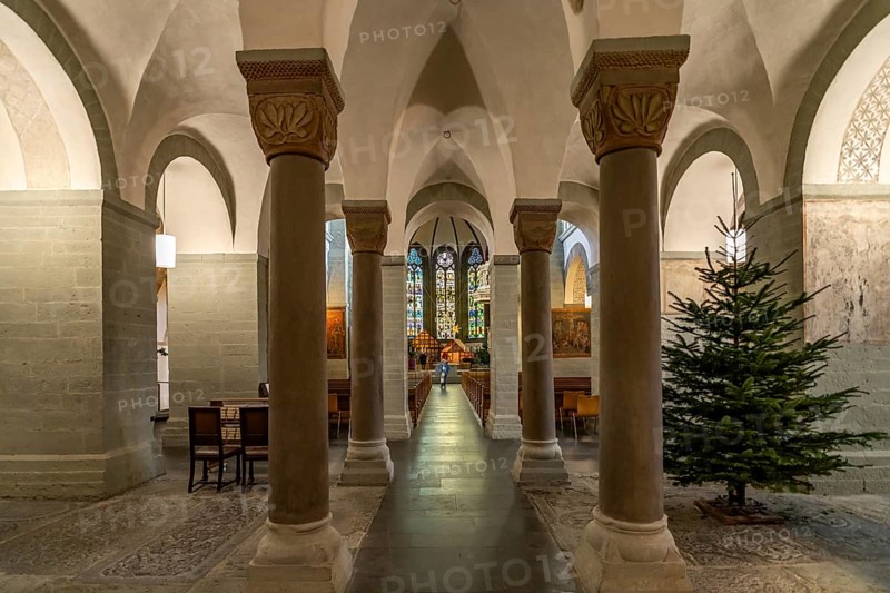 Interior of St. Peter's Church in Soest, North Rhine-Westphalia, Germany