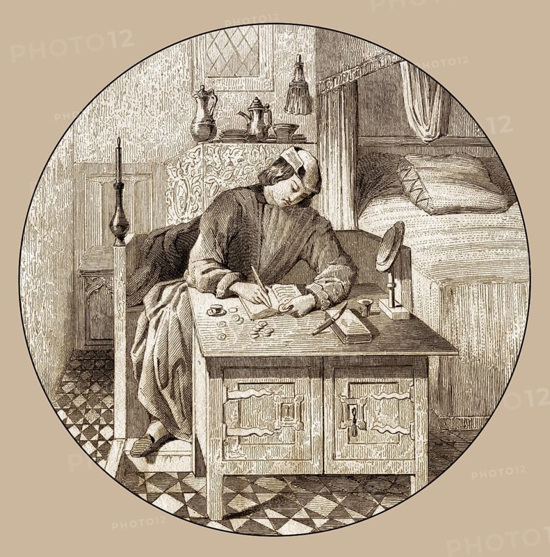 Altes mittelalterliches Haus, England, 15. Jahrhundert